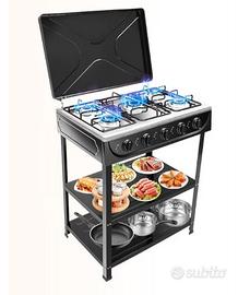 cucina a gas5 fuochi