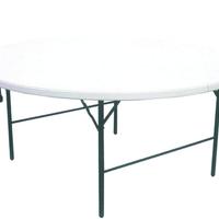 tavolo rotondo pieghevole bianco 160cm catering