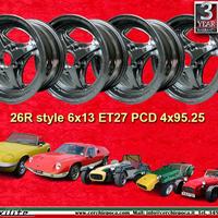 4 pz cerchi Triumph Lotus 26R 6x13 ET27 4x95.25