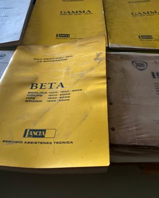 Collezione manuali tecnici LANCIA