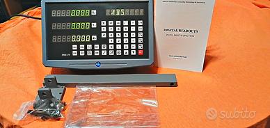 Tornio Fresa Visualizzatore Quote DRO 3 ASSI XYZ