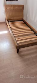 letto singolo varaschin in rattan