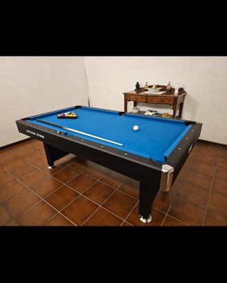 biliardo 2 metri e 14 cm con 2 stecche 