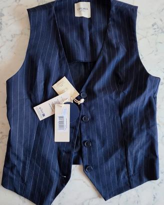 Gilet gessato Camomilla (modello Tily) tg.44