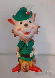 Pupazzo Gomma 1960 ROBIN HOOD Ledraplastic Ledra