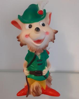 Pupazzo Gomma 1960 ROBIN HOOD Ledraplastic Ledra