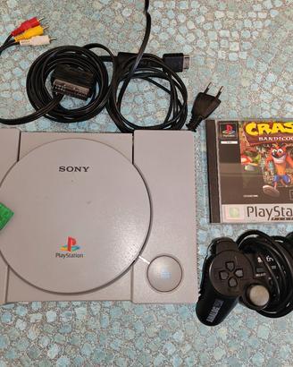 PS1 SCPH 9002 + Crash bandicoot 