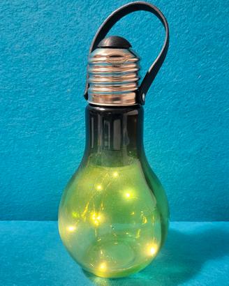 Lampada di LED a Forma di Lampadina in Vetro Verde