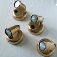 4 lampade tipo faretto da interni per camper.