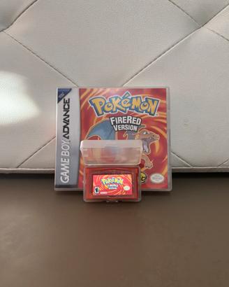 Pokemon Rosso Fuoco GBA USA con custodia