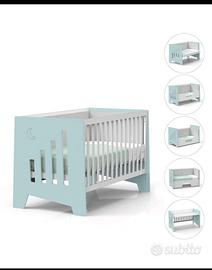 Lettino evolutivo  trasformabile + materasso 
