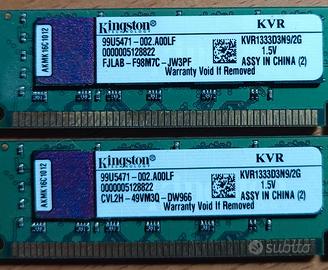 RAM desktop Kingston DDR3 1333 MHz