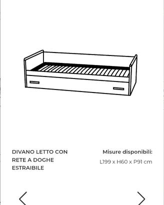 Letto Mondo convenienza Giessegi