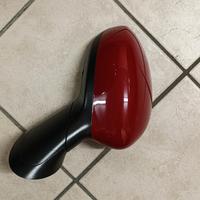 specchietto laterale destro rosso Fiat 500