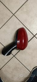 specchietto laterale destro rosso Fiat 500