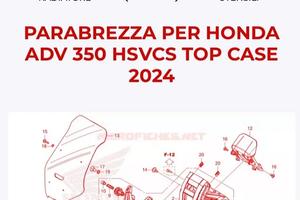 Parabrezza Honda ADV 350
