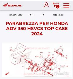 Parabrezza Honda ADV 350