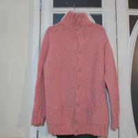 Cardigan di pura lana Shetland caldissimo taglia L