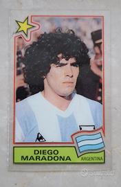 Maradona figurina panini football superstars 1984