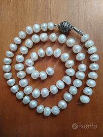 Collana perle scaramazze o barocche 