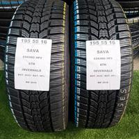 2 GOMME 195 55 16 SAVA INV RIF2515