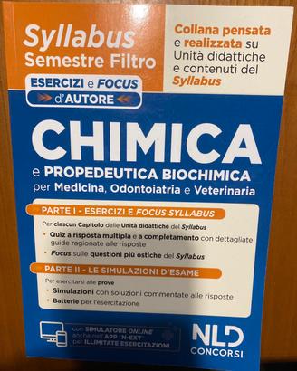 eserciziario semestre filtro chimica 