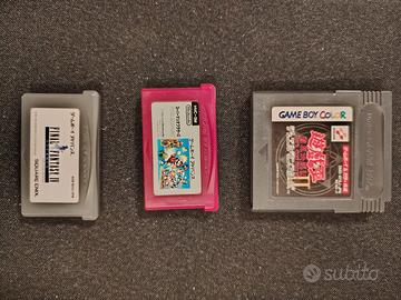 Cartucce Gameboy/GBA Giapponesi