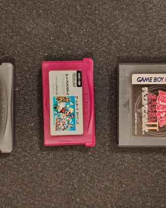 Cartucce Gameboy/GBA Giapponesi