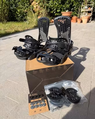 Attachi snowboard Burton Genesis X taglia M
