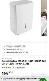 Deumidificatore Super Prezzo