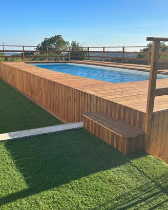 Rivestimento per piscine in legno