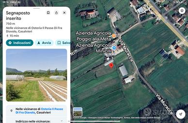 Terreno seminativo con accesso strada comunale