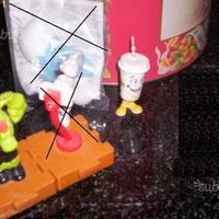 Happy Meal McDonalds: Flubber, Space Jam, bicchier