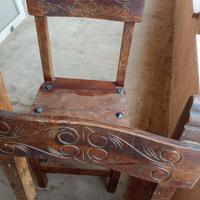 Sedie legno massello 