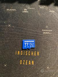 Samsung Blue Micro SD Card T7 512GB A2 V30