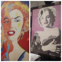 Quadri Marilyn acquerello 