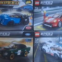 Lotto LEGO Speed Champions - 4 Set Rari Nuovi Sigi