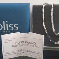Collana donna navy chain acciaio