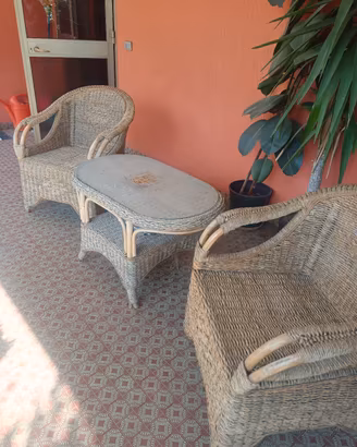Poltrone vimini 