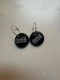 orecchini "coca cola"