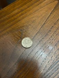 Moneta rara one pound 1983