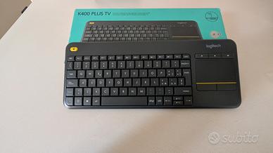 Tastiera Logitech K400 Plus Wireless con Touchpad 