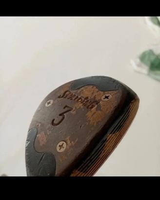 mazza da golf vintage spalding 3 