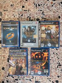 Lotto 5 Giochi PS2 - Il Signore degli Anelli ITA