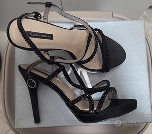 Sandali eleganti cerimonia mis.39 nero