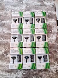 Lotto 9 pz Kit Cavo Batteria Ricaricabile Xbox 360