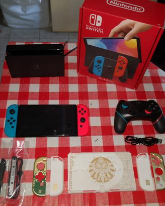 Switch Oled (rosso/blu) con GARANZIA