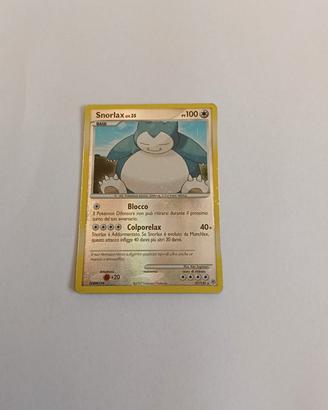 Carta Pokemon Vintage Snorlax 37/130 Reverse Holo