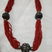 Collana vintage multifilo