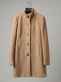 Cappotto donna Elmas Phil beige cammello tg 42